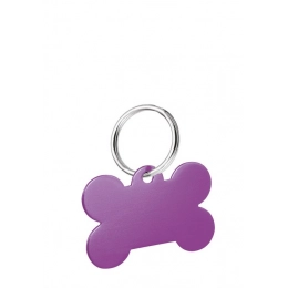 PENDANT PURPLE BONE 25x38mm