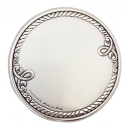 BLAZON КРУГЛОЙ ФОРМЫ С ДЕКОРОМ - диам. 46 мм