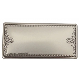 BLAZON RECTANG. DECORATED  - mm 47x22