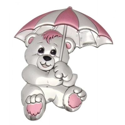 
                                            BLAZON BEAR PINK UMBRELLA - mm 61x80
                                            