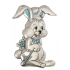 BLAZON BUNNY LIGHT BLUE - mm 45x65