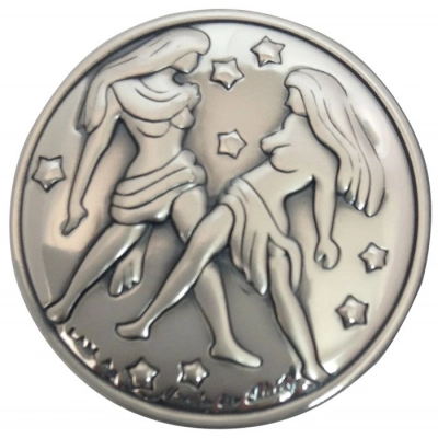 
                                            BLAZON ZODIAC GEMINI - diam. mm 30
                                            