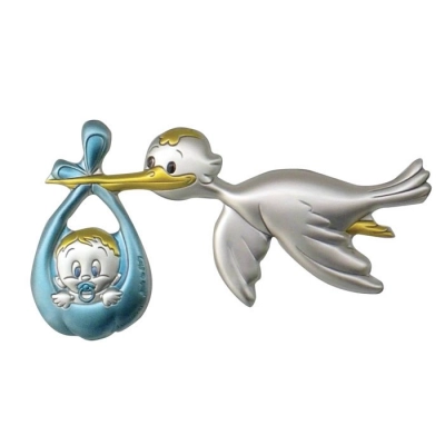 
                                                BLAZON STORK LIGHT BLUE - mm 49x27
                                                