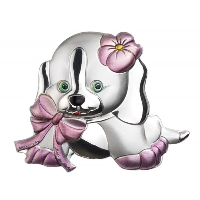 
                                            BLAZON PINK DOG SMALL - mm 40x33
                                            