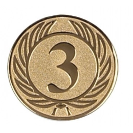 PLATE THIRD BRONZE 3° d=25mm