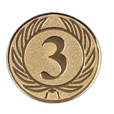 
                                            PLATE THIRD BRONZE 3° d=25mm
                                            