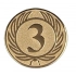 PLATE THIRD BRONZE 3° d=25mm