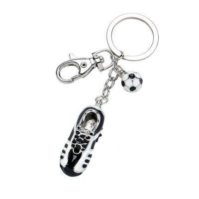 
                                            KEY CHAIN FOOTBALL SHOE BLACK WHITE
                                            