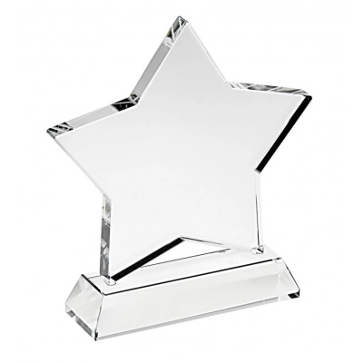 
                                                TROPHY STAR WHITE GLASS
                                                