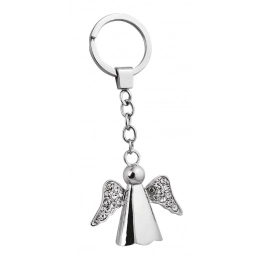 KEY RING ANGEL WITH STRASS - NO BOX