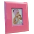 Фоторамка розовая, частично плоская, 100x150 мм