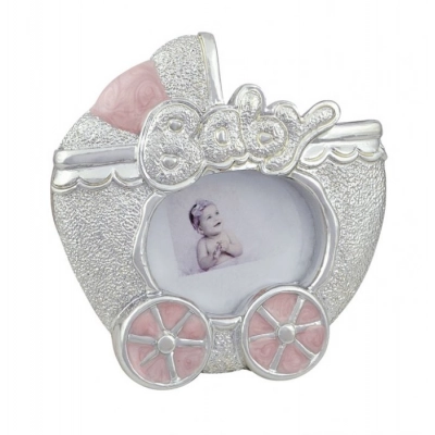 
                                            Фоторамка PRAM розовая, диаметр 30 мм
                                            