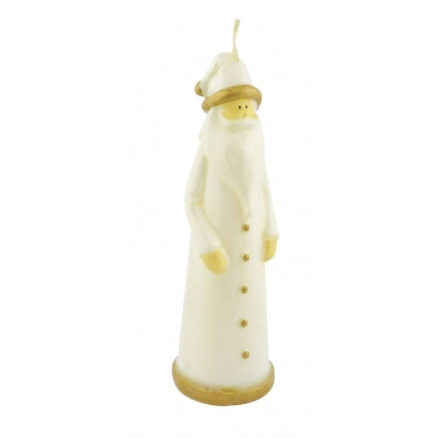 
                                            CANDLE SANTA CLAUS WHITE SHINY
                                            
