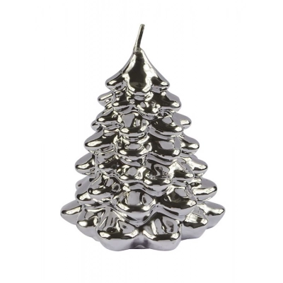 
                                            CANDLE CHRISTMAS TREE SILVER SHINY
                                            