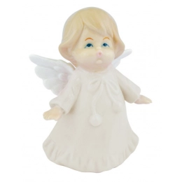 Керамический ангелочек цвета слоновой кости 6.5*5.2*9.9