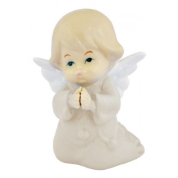 Керамический ангелочек цвета слоновой кости 6*5.5*8.9