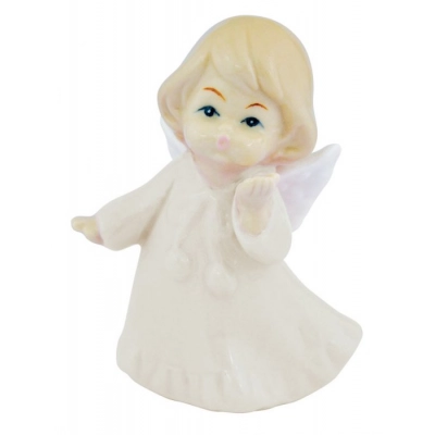 
                                            Керамический ангелочек цвета слоновой кости 5.7*4.2*7.3
                                            