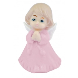 Керамический ангелочек розовый 4.9*4.2*7.5