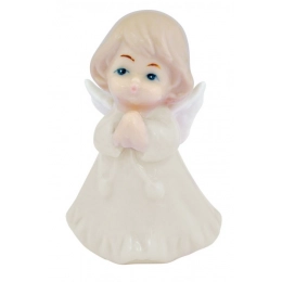 Керамический ангелочек цвета слоновой кости 4.9*4.2*7.5