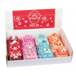 Картонная коробка для торта/квадратная, разноцветная