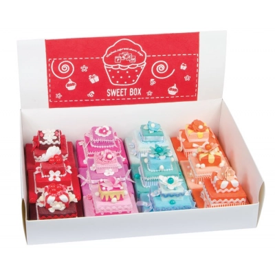 
                                            Картонная коробка для торта/квадратная, разноцветная
                                            