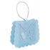 МАЛЕНЬКАЯ СУМКА ИЗ ТЕКСТИЛЯ СВЕТЛО-ГОЛУБАЯ