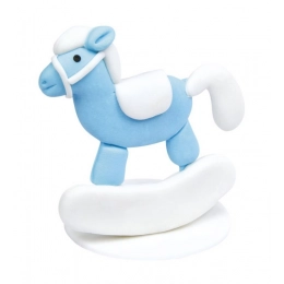 ROCKING HORSE LIGHT BLUE