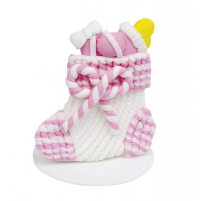 
                                                SOCK WHITE PINK
                                                