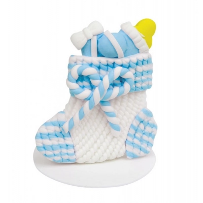 
                                                SOCK WHITE LIGHT BLUE
                                                
