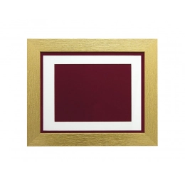 Золотая рамка для таблички 12x16 см