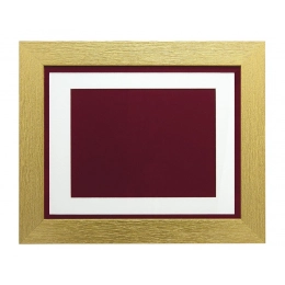 Золотая рамка для таблички 15x20 см
