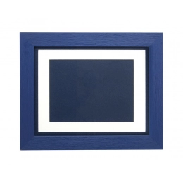 CORNICE BLU PER TARGA 13X18 cm