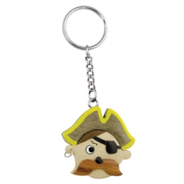 KEY CHAIN MINI - PIRATE WITH MOUSTACHE
