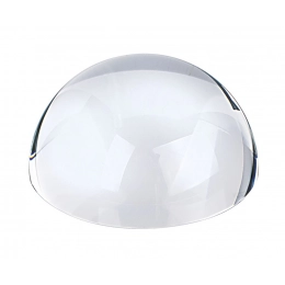 HEMISPHERE WHITE GLASS d=90 mm