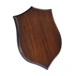 PLAQUE SHIELD WALNUT 190x260x15 mm