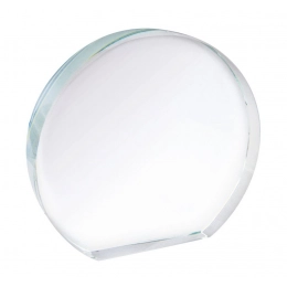 HALF-ROUND GLASS d=100x90 - h=19