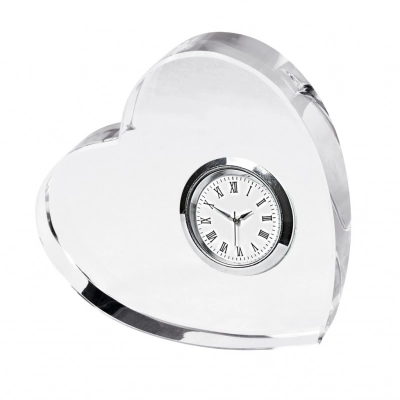 
                                            CLOCK GLASS HEART 100X90X20
                                            