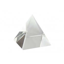 PYRAMID GLASS NO BOX mm 80x80 h80
