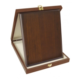 PLAQUE BOX  WALNUT 200X250 VERTICAL