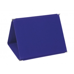 Синий бархатный футляр для номерного знака 23x17 из МДФ