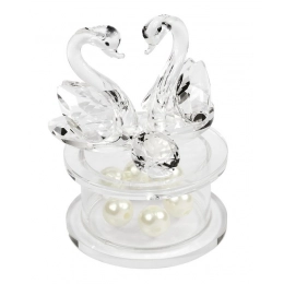 GLASS SWANS - NO BOX