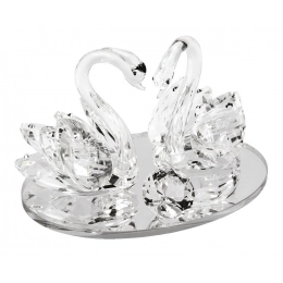 GLASS SWANS - NO BOX