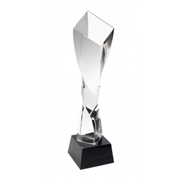 TROPHY CRYSTAL 210X70X70, BASE 70X70X40