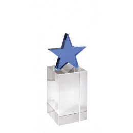 TROPHY STAR & PARALLELEPIPED h 135 mm