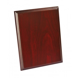 CREST RETTANGOLARE MOGANO 250X200X15 MM