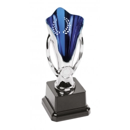 TROPHY BLUE CUP H 220 MM