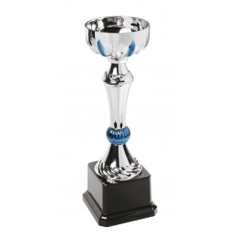 TROPHY CUP BLUE DECORATIONS H 225 MM