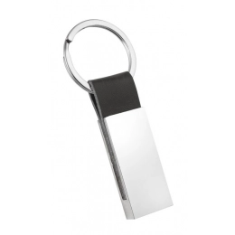 KEYRING RECTANGULAR AND PU - NO BOX