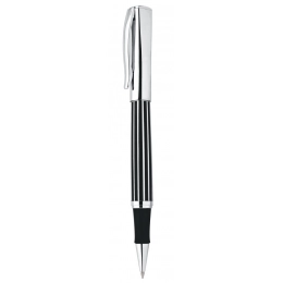 ROLLERBALL PEN CHROMED STRIPES