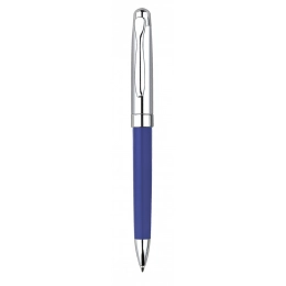PEN METAL CHROMED/BLUE SHINY